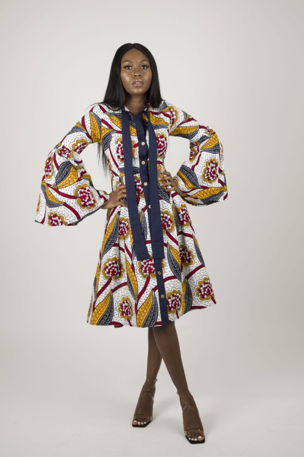 Sewa Shirtdress Midi Length Shirt Dress - Image 2