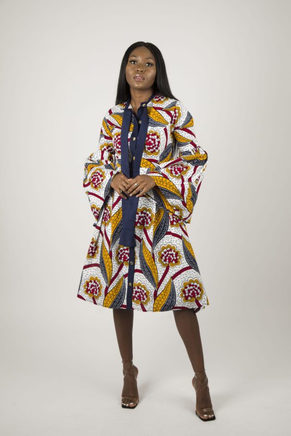 Sewa Shirtdress Midi Length Shirt Dress - Image 3