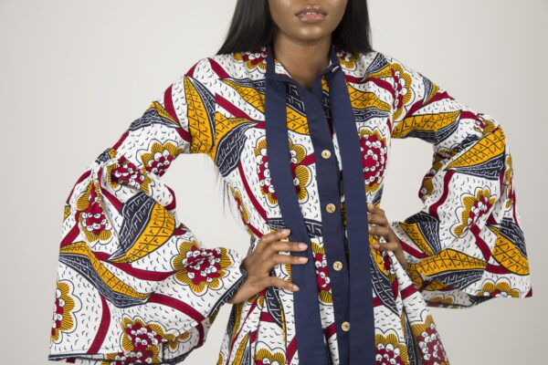 Sewa Shirtdress Midi Length Shirt Dress - Image 4