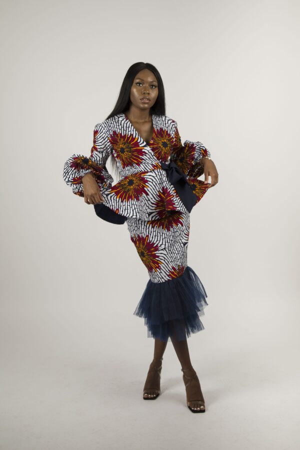 Shalewa Skirt and Peplum Top Set - Image 2